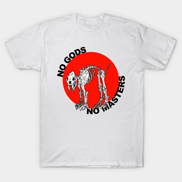 No Gods No Masters T-Shirt by Sabo AbT
